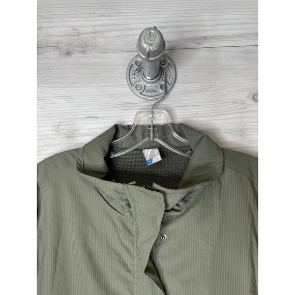 Old Navy Jacket Womens Large Green Active Nylon Lifestyle Sprucelee Windbreaker - Picture 2 of 11
